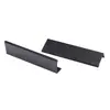 Manija Larga para Puerta de Armario de Ferretería Simple Manija de Cajón de Ángulo Recto Negro Americano Manija Lateral de Gabinete de Aleación de Aluminio