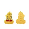 Año Nuevo del Caballo Oro Puro 999 Ocho Deidades Guardianas Oro Doce Animales del Zodiaco Buda y Bodhisattva de Año de Nacimiento Pegatinas para Teléfono Pequeños Regalos