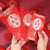 Nuevo sobre rojo con borla para boda, compromiso, té, cambiado a sobre rojo de 10.000 yuanes, 5.000 yuanes, beneficio tridimensional es un sobre rojo esmerilado