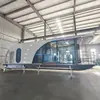 Cápsula Espacial Casa Flutuante Plataforma de Camping Aquático Lounge de Pesca Outdoor de Luxo Multifuncional Tudo-em-Um Pousada