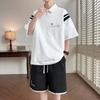 Traje Casual Deportivo de Dos Piezas Verano 2026, Estilo Delgado de Seda de Hielo, Corte Holgado, Ropa para el Hogar, Ropa de Negocios de Lujo Ligero, Secado Rápido para Hombre