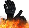 Guantes Resistentes a Altas Temperaturas para Barbacoa, 500-800 Grados, Retardantes de Llama, Anti-Quemaduras, Horno de Cocina, Microondas, Guantes de Silicona Aislantes del Calor