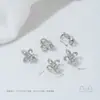 Accesorios de Cuentas Separadoras Flor de Iris de Circonio Incrustado en Oro Real de 14K Hebilla de Cierre para Collares de Perlas Material para Joyería DIY Hecho a Mano con Cuentas