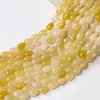 Piedra Natural Cuentas de Forma Irregular Productos Semi-Terminados Ágata Aventurina Ágata Roja Jade Amarillo Viejo Cuentas de Calabaza Cuentas de Ábaco Cuentas Espaciadoras para Pulseras DIY