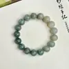 Jade Branco Raiz de Bodhi Escultura Seis Caracteres Provérbios Prato de Estudante Pulseira de Brincar Enrolar Dedo Feminino Bodhi Macio Zi Wen Pulseira de Contas de Buda para Brincar