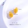 Collar y pulsera con colgante de durian, accesorios de bricolaje de oro vietnamita de larga duración, dibujos animados de fruta, oro antiguo para mujer