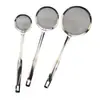 Escorredor de Aço Inoxidável 304 Tela de Filtro de Cozinha Doméstica Colher Flutuante de Leite de Soja Ultra Fina Artefato de Isolamento de Óleo Coador de Óleo