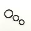 Anillos de Resorte Negros para Electroforesis del Fabricante, Broches de Resorte de Aleación de Zinc, Anillos Abiertos Negro Mate y Negro Brillante, Llaveros Redondos