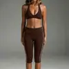 Conjunto de Yoga Chen Shijie para Mujer para Realzar Busto y Levantar Glúteos, Conjunto de Pilates Yoga que Absorbe la Humedad, Hermosa Espalda y Conjunto Deportivo Push-Up