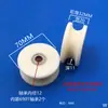 Roda de Polia de Nylon com Canaleta em U Rolamento Roda de Borracha Roda Guia para Tubo Redondo Suporte de Roda para Trilho Plástico Roda de Suporte para Porta e Janela com Canaleta em U