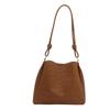 Bolsa Tote Retro de Gran Capacidad para Mujer 2025 Verano Nuevo Estilo Simple Patrón de Piedra Estilo Coreano Nicho Bolso de Hombro Bajo el Brazo