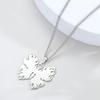 Nuevo collar personalizado de titanio con diseño de mariposa de fuego de baño renacimiento templado, collar unisex personalizado de moda, igual para hombres y mujeres