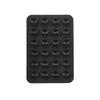 24 Ventosas de Silicona Negras Sencillas Pegatinas de Ventosa Antideslizantes Funda para Teléfono Móvil Portátil Cuadrada Extraíble Soporte para Teléfono Móvil