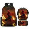 Mochila Mágica de Liberación Rápida Transfronteriza de Spider-Man Dibujo Animado Mochila Escolar para Estudiantes Mochila Escolar para Niños