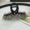 Presilha de Cabelo de Cristal Artesanal Estilo Coreano de Luxo Leve para Mulheres, Novo Acessório de Cabelo de Ponta Atacado