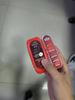 Limpeza e limpeza de filme de óleo de vidro vermelho de remoção forte da janela lateral dianteira espelho retrovisor remoção de sujeira escova de limpeza de filme de óleo de carro