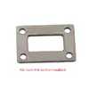 Placa de Brida de Acero Inoxidable Estante Placa Base Cuadrada Perforación Tubo Cuadrado Junta Columna Placa de Fijación de Pasamanos Placa de Soporte Panel de Pie