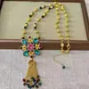 Collar vintage de segunda mano, lujo ligero europeo y americano, cadena de clavícula de alta gama, diseño de nicho, moderno y versátil, joyería llamativa