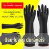 Luvas Industriais de Borracha Resistentes a Ácidos e Álcalis Anticorrosivas para Homens Trabalhando Impermeáveis Resistentes a Óleo ao Desgaste Resistentes a Perfurações Espessas Estendidas Luvas de Proteção para o Trabalho