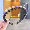 Diadema de Onda de Dibujos Animados de Verano para Niños, Diadema de Color Caramelo, Pinza para el Cabello, Artefacto para Peinar el Flequillo, Accesorios para el Cabello para Niñas y Mujeres