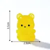 Muñeco de Oso Luminoso de Dibujos Animados Lindo Decoración DIY para Casa de Muñecas Accesorios de Bolsa Sorpresa Adornos Pequeños para Paisajes en Miniatura de Escritorio