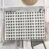 Cílios Postiços Azuis e Brancos Leves Tipo Adesivo de Super Volume, Novo Estilo, Estilo Manga Natural Realista, Uso Diário, Segmentados para Conveniência