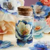 Paquete de Pegatinas para Mascotas Yiniao de Varios Tamaños, Serie Floral Dorada, 20 Pegatinas de Material con Temática Floral para Creación de Escenas, 6 Opciones para Elegir