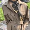 Primavera y Verano 2021 Estilo Caballero Elegante Bufanda de Twill Cinta Otoño e Invierno Bufanda de Seda Larga Multifuncional Bufanda Decorativa