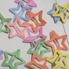 Estilo coreano clip BB de estrella de cinco puntas para colorear DIY accesorios para el cabello pasador lateral para niños accesorios para el cabello