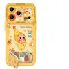 Capa de celular fofa e prática para Apple 18 Pro Max, com design de estrela, feita de silicone macio com cordão, e um novo suporte para iPhone 15