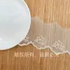 Novo Original Renda de Malha Design de Flor de Peônia Vestido Feminino Bainha Saia Punho Decoração Fonte Fábrica de Renda