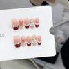 Pieza de uña con terapia de luz manual pura para usar con lazo navideño, producto terminado al por mayor para reutilizar el arte de uñas