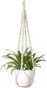 Cross-border Amazon Flower Pot Net Pocket Planta Flower Pot Cesta Suspensa Decoração Tecido Suspenso Floreira Bolso Net