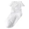 25 Meias de Seda Gelada para Meninas Estilo Verão, Meias Estilo Princesa Estilo Coreano, Meias de Princesa Fofas Respiráveis de Malha Fina Absorventes de Suor