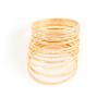 Pulsera étnica retro multicapa 12 piezas en conjunto simple y moderna F26270-90