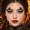 Pegatinas de Halloween para ojos transfronterizas, impermeables y fáciles de aplicar, para decoración del contorno de ojos, ambiente de fiesta y tatuajes temporales desechables, disponibles para pedidos personalizados