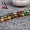Ágata pavão contas soltas acessórios para joias DIY sete cores ágata contas redondas pulseira de contas produtos semi-acabados atacado