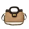 Bolso de Hombro Cruzado Versátil de Moda Estilo Fragancia Pequeña Nuevo Bolso de Mano con Diseño de Nicho Bolso con Patrón de Diamantes de Cuero Mate Bolso de Axila