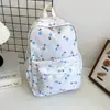 Mochila Estilo Preppy Otoño e Invierno Mochila para Chica Literaria Estudiante Universitaria Mochila para Libros Floral Casual Mochila Universitaria para Mujer