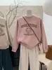 Tops y Sudaderas de Terciopelo Grueso, Cálidos, Cortos y Sueltos para Mujer