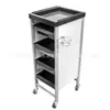 Carro de Herramientas para Salón de Belleza y Peluquería con Gabinete de Almacenamiento Tipo Cajón, Carrito Multifuncional Móvil para Teñido y Permanente de Cabello