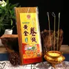 Incenso de rolo de dinheiro sem fumaça incenso de vara de bambu sândalo incenso para adoração de Buda em casa incenso dourado para templo adoração de Buda incenso para Guanyin