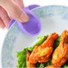 Pinza para Plato de Cocina, Pinza Antiescaldado, Base Antideslizante para Tazón, Pinza Resistente al Calor para Horno de Microondas, Funda para Dedo Resistente a Altas Temperaturas, Soporte para Plato