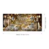 Fondo navideño personalizado para fábricas transfronterizas, decoración de ambiente festivo, personalización de banner de Año Nuevo 2026 para interiores