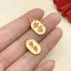 Pingente Zhaocai Nafu Acessórios de Liga de Zinco Pulseira Tecida à Mão DIY Acessórios de Joia para Pulseira Material Pingente Pequeno