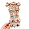 Ligas para el Cabello Color Café con Leche para Niñas, Diademas de Moño, Cuerdas para Cola de Caballo Alta de Niñas Pequeñas, Gomas Elásticas, Accesorios para el Cabello, Juego de 10 Piezas