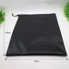 Bolsa de nylon com cordão para acabamento de roupas, bolsa de armazenamento, cordão de poliéster, atacado de fábrica