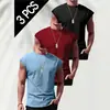 2026 Verano Hombres Transpirable Jogging Deportes Versátil Simple Color Sólido Commuter Manga Corta Top de Moda