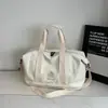Bolsa de viagem expansível para mulheres, bolsa de bagagem de armazenamento para viagens de curta duração de grande capacidade, bolsa crossbody esportiva e de fitness portátil e leve
