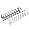 Estante de almacenamiento de cocina, suministros para el hogar, escurridor de platos de acero inoxidable para colgar en la pared, escurridor multifuncional para platos y vajilla.